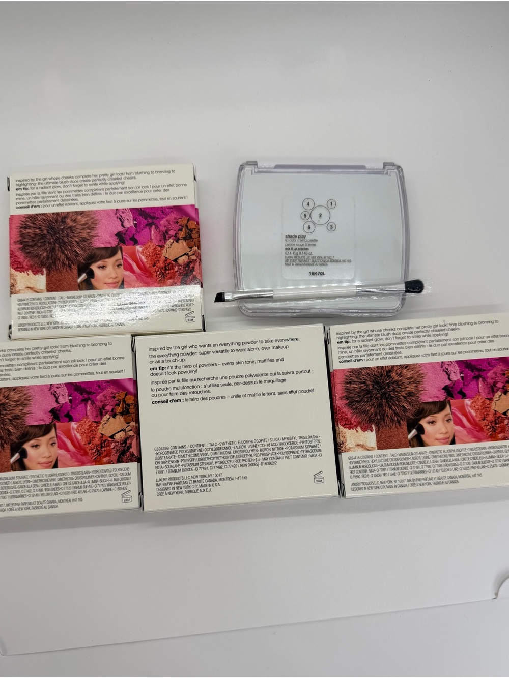 Em by Michelle Phan, Lips, Cheeks And Face 5 Palettes NIB - Picture 5 of 5